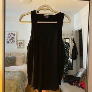 Vince black tank top